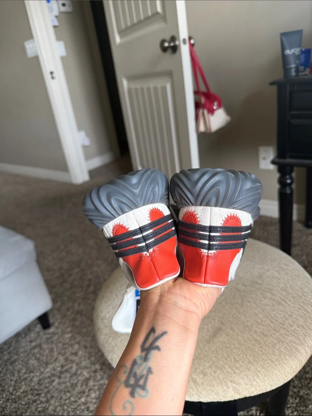 adidas Sobakov Off White Core Black Raw Amber